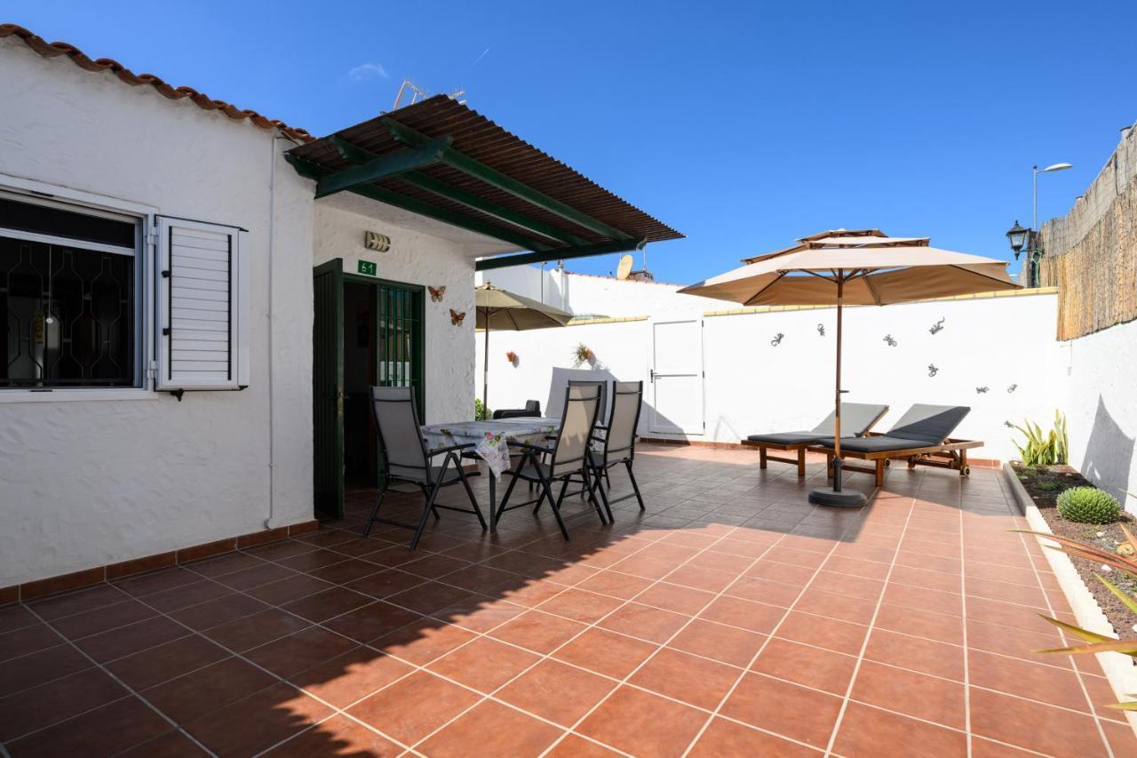 Private Chill-Out Terrace Bungalow - Pool Apartment San Bartolome de Tirajana  Exterior photo